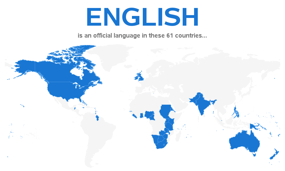 How Many Countries Have English As Their First Or Second Language